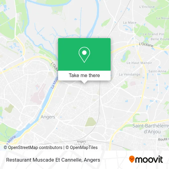 Restaurant Muscade Et Cannelle map