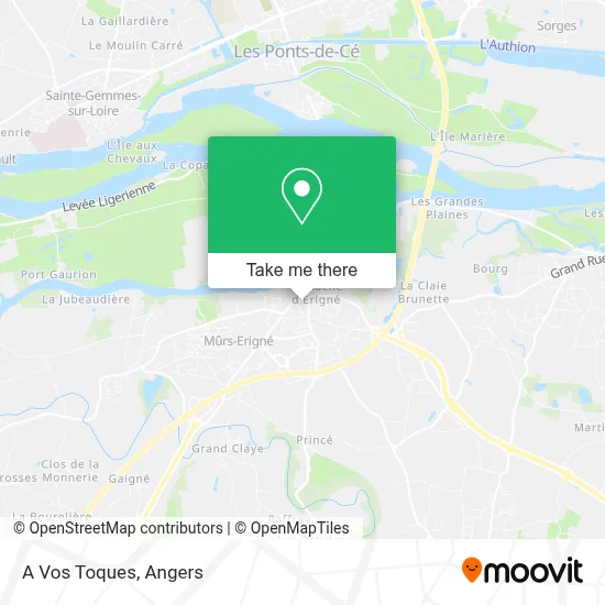 A Vos Toques map