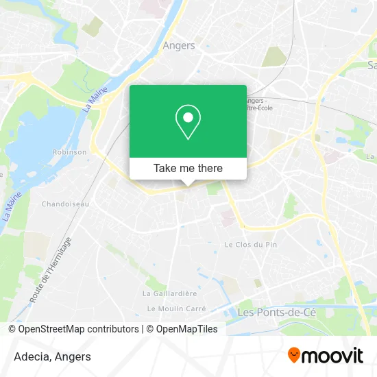 Adecia map