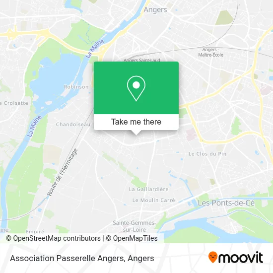 Association Passerelle Angers map