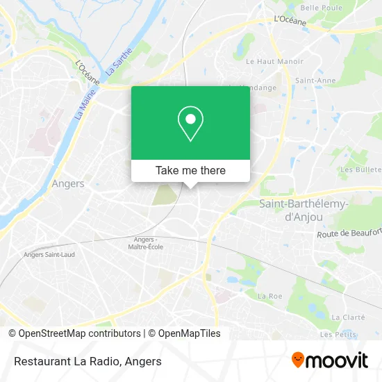 Restaurant La Radio map