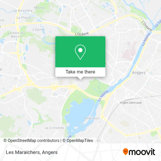 Les Maraichers map
