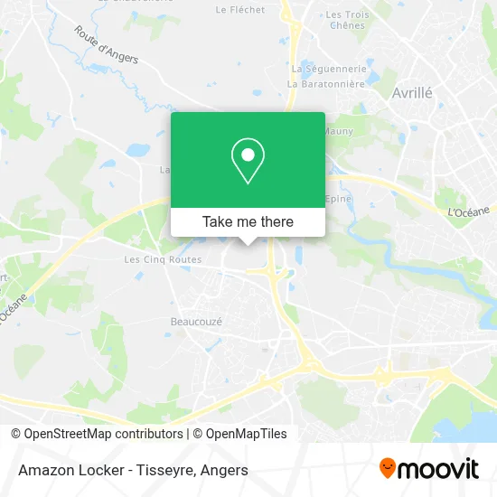 Amazon Locker - Tisseyre map