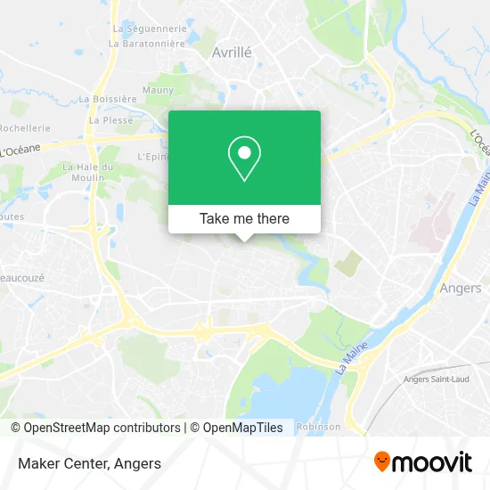 Maker Center map