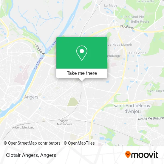 Clotair Angers map