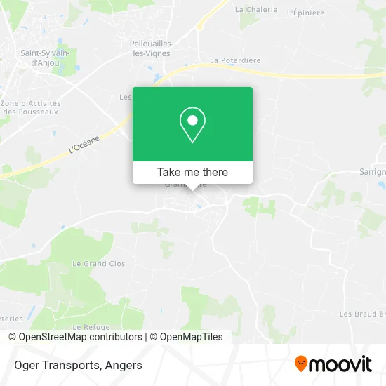 Oger Transports map