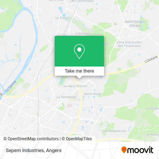 Sepem Industries map