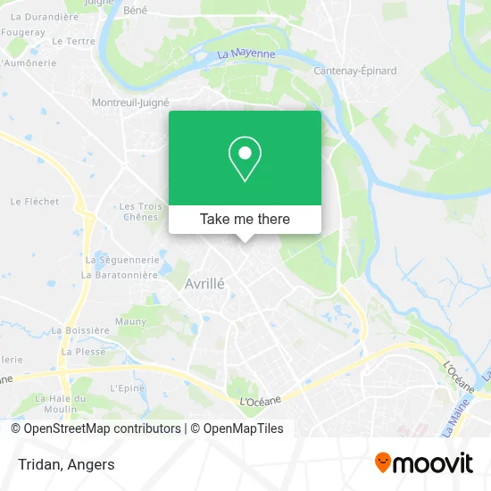Tridan map