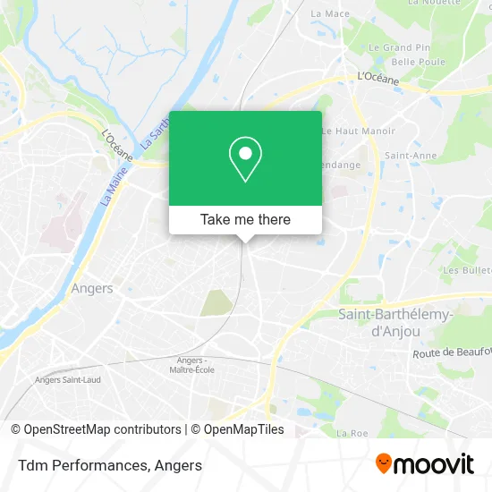 Tdm Performances map