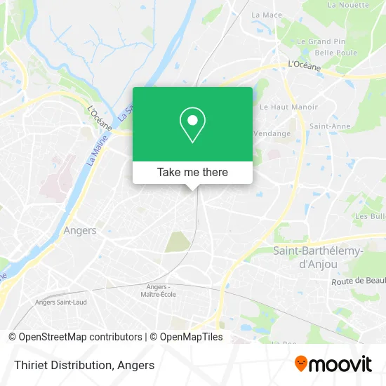 Thiriet Distribution map