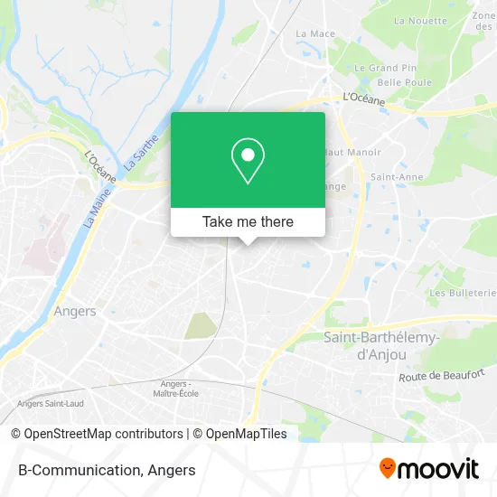 B-Communication map