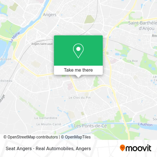 Seat Angers - Real Automobiles map