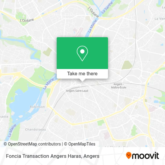 Foncia Transaction Angers Haras map