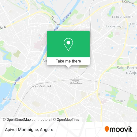 Apivet Montaigne map