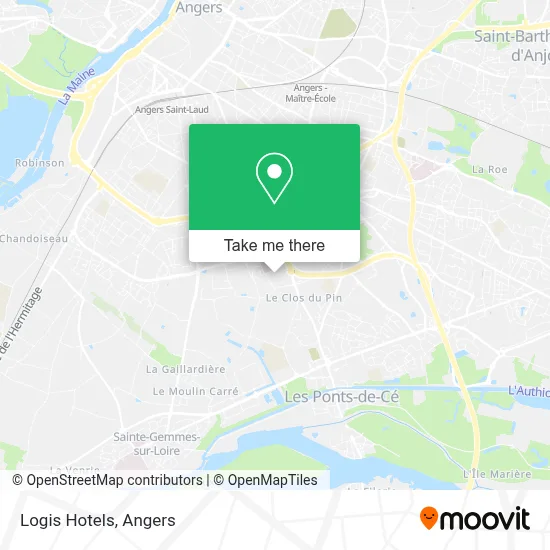 Logis Hotels map