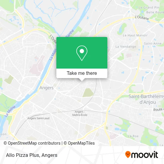 Allo Pizza Plus map