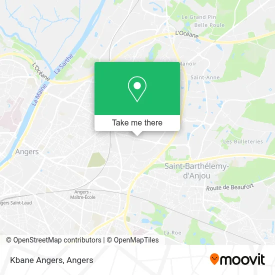 Kbane Angers map
