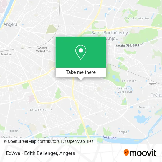 Ed'Ava - Edith Bellenger map