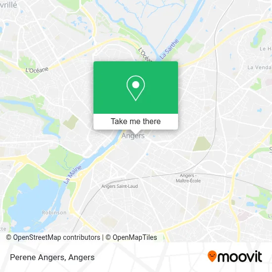 Perene Angers map