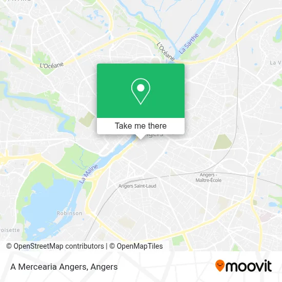 A Mercearia Angers map