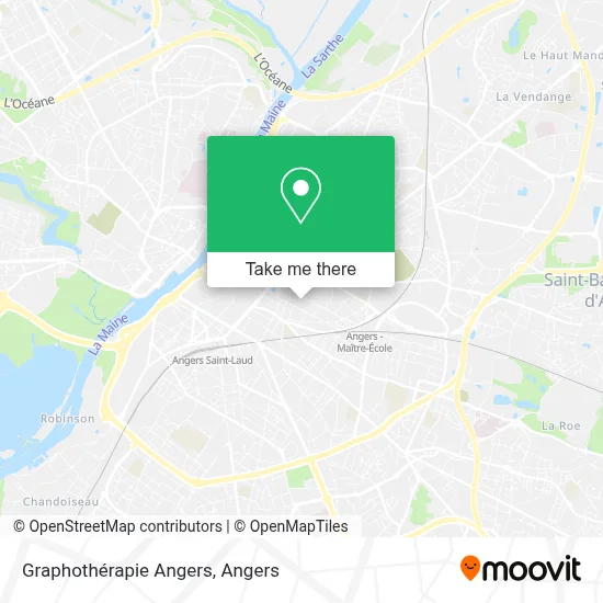 Graphothérapie Angers map