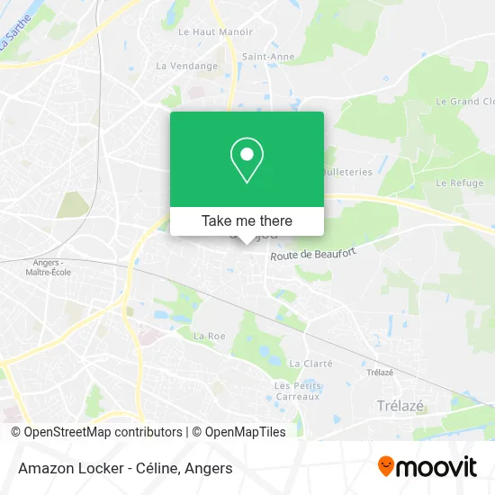 Amazon Locker - Céline map