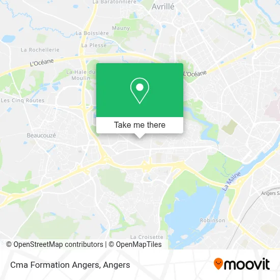 Cma Formation Angers map