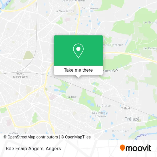 Bde Esaip Angers map