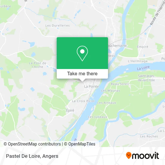 Pastel De Loire map