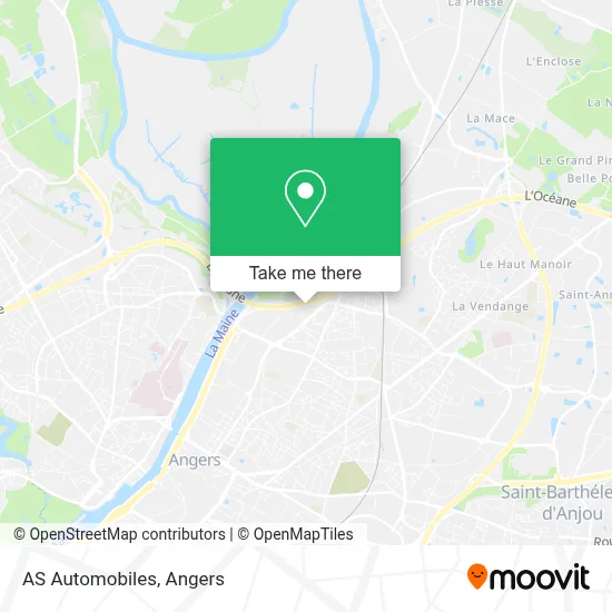 As Automobiles map