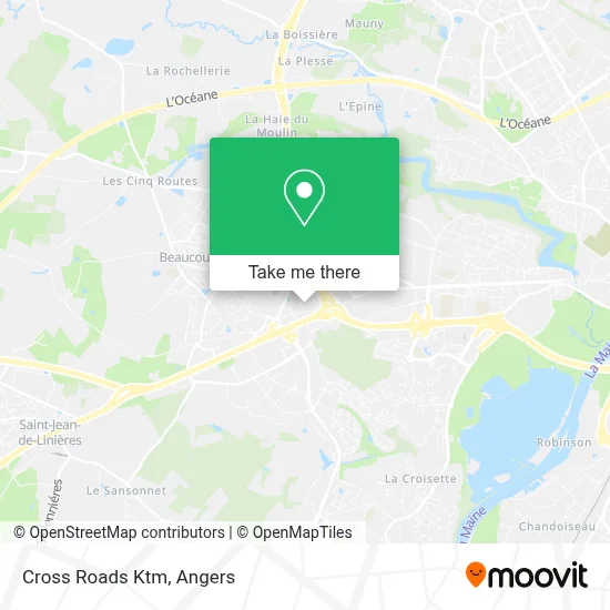 Cross Roads Ktm map