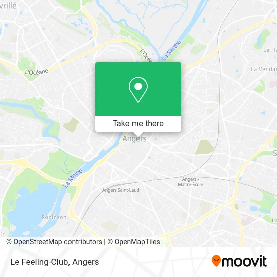 Le Feeling-Club map