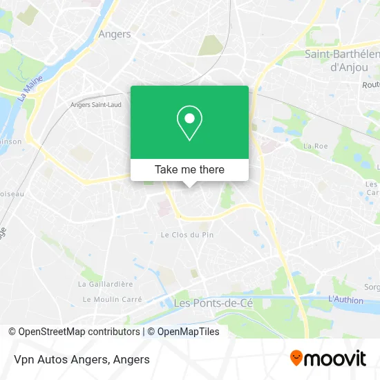 Vpn Autos Angers map