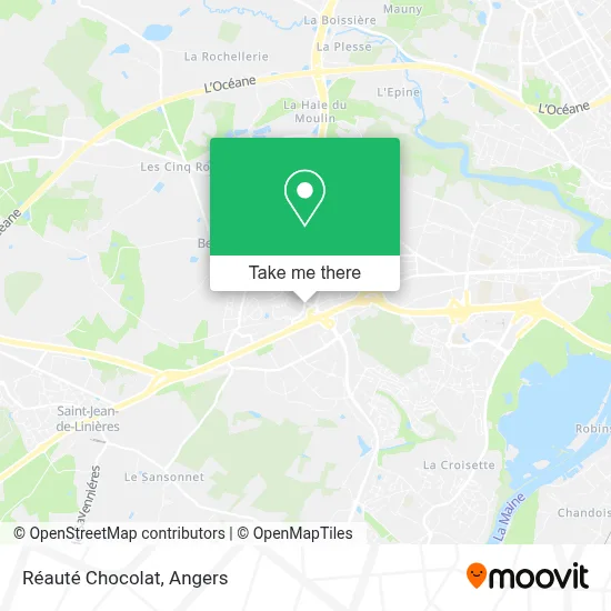 Réauté Chocolat map