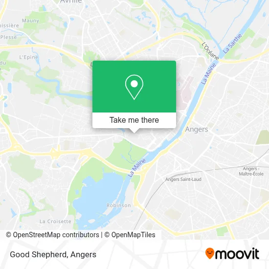 Bon Pasteur map
