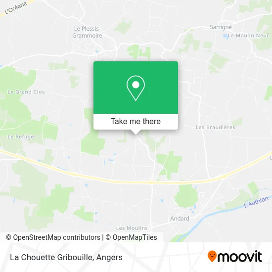 La Chouette Gribouille map