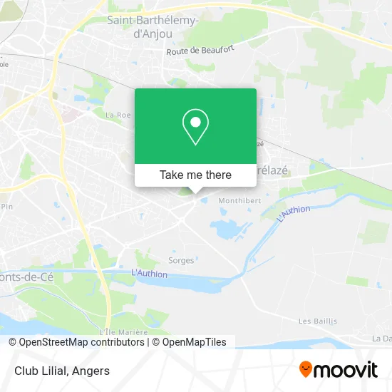 Club Lilial map