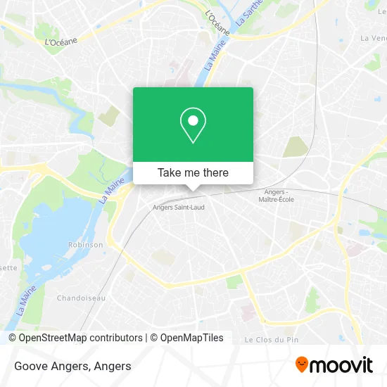 Goove Angers map