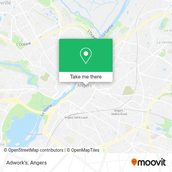Adwork's map