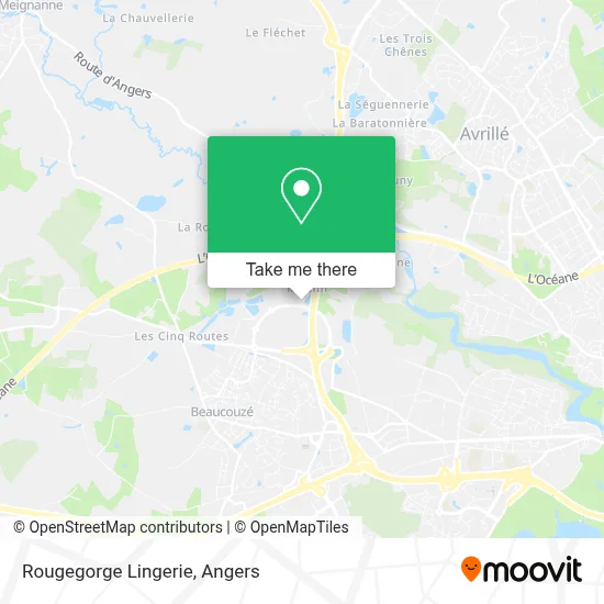Rougegorge Lingerie map
