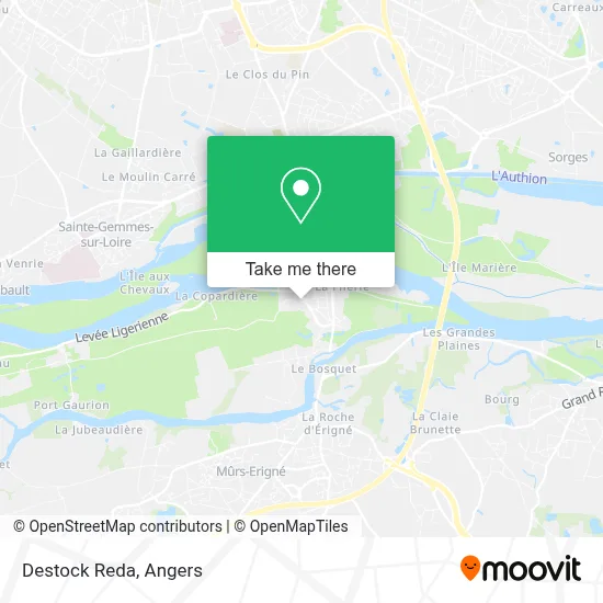 Destock Reda map