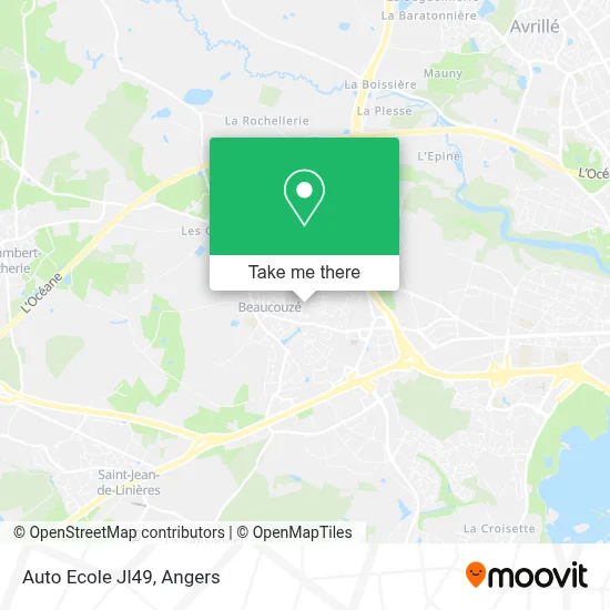 Auto Ecole Jl49 map