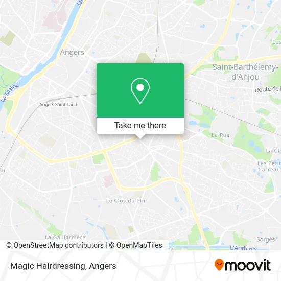 Magic Coiffure map