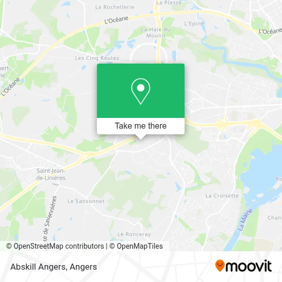 Abskill Angers map