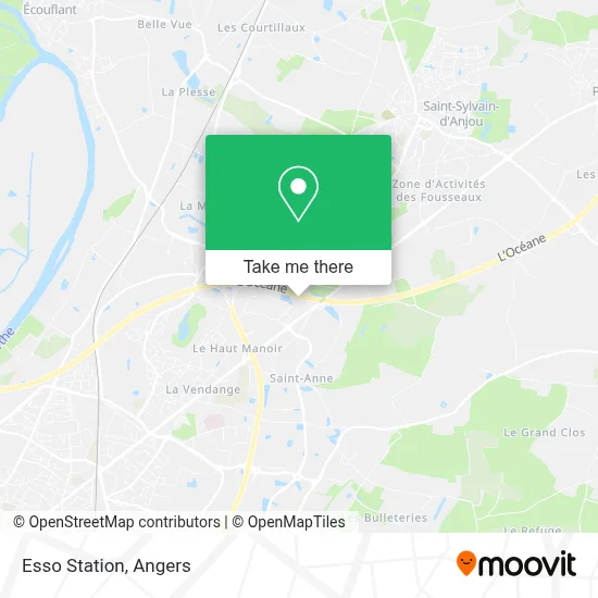 Station Esso map