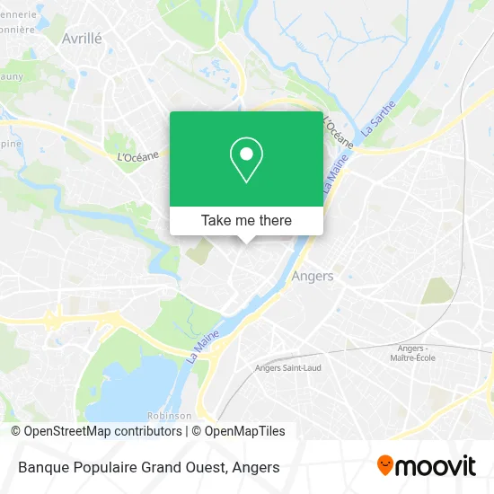 Banque Populaire Grand Ouest map