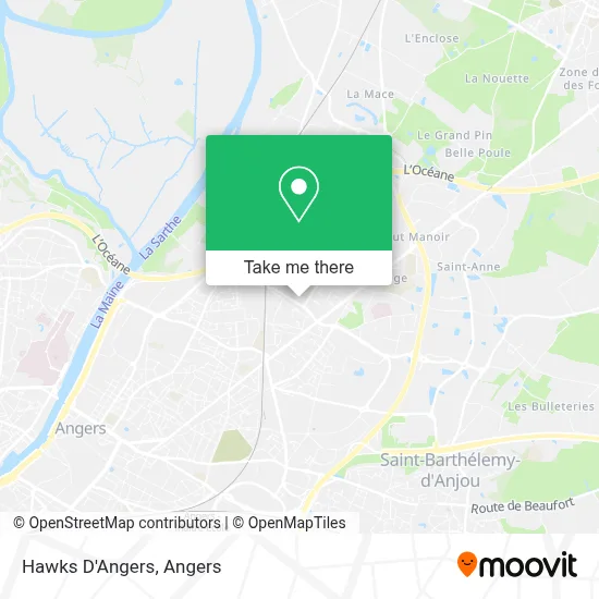 Hawks D'Angers map