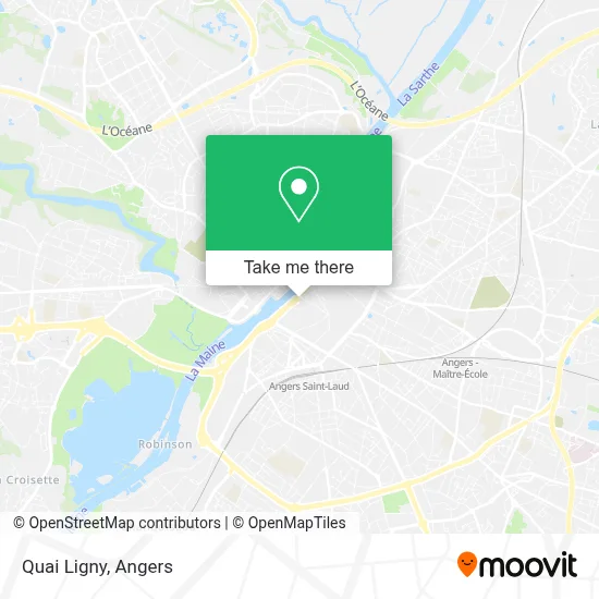 Quai Ligny map