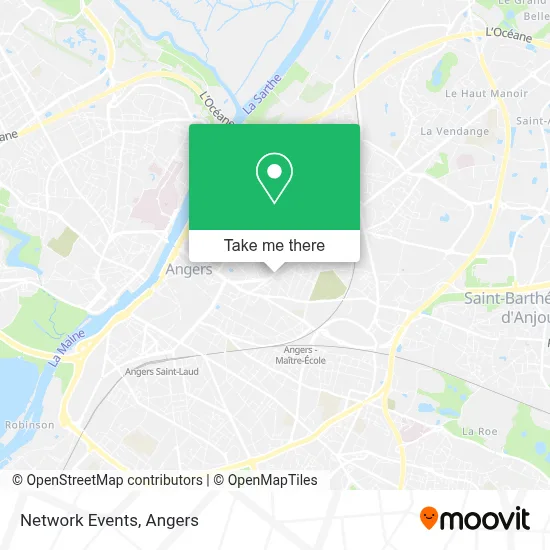 Network Events map