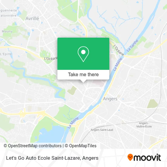 Let's Go Auto Ecole Saint-Lazare map